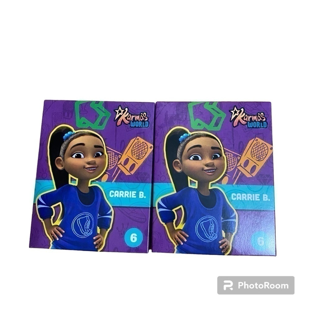 Karma’s World Carrie B Box 6 Bundle Lot McDonald’s Toy Playset NEW